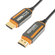 Cable HDMI de Fibra Óptica de 15m | Alta Definición | Version 2.0 | Alta velocidad 18Gbps | 4K@60Hz | HDCP 2.2 | Resistente a EMI y RFI