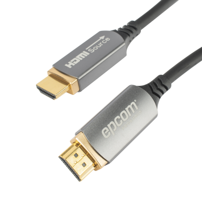 Cable HDMI de Fibra Óptica de 10m | Alta Definición | Version 2.1 | Alta velocidad 18Gbps | 8K@60Hz | HDCP 2.2 | Resistente a EMI y RFI