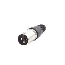 Conector XLR 3 Pines Macho | Ideal para Conexiones de Micrófonos, Mezcladoras | Equipo de Audio Profesional