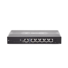 EdgeRouter 6 PoE pasivo 24 V, con 5 puertos 10/100/1000 Mbps + 1 puerto SFP, con funciones avanzadas de ruteo