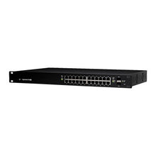 Switch EdgeMAX administrable de 24 puertos Gigabit con PoE+/PoE Pasivo 24V + 2 Puertos SFP, 250 W