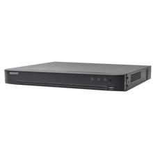 DVR 4 Megapixel / 4 Canales TURBOHD + 2 Canales IP / 1 Bahía de Disco Duro / 1 Canal de Audio / Vídeoanálisis