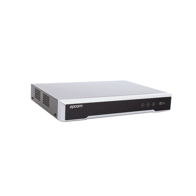 DVR 8 Canales TurboHD + 8 Canales IP / 8 Megapixel (4K) / Acusense (Evita Falsas Alarmas) / Audio por Coaxitron / 8 Entradas de Alarma / 4 Salida de Alarma / H.265+