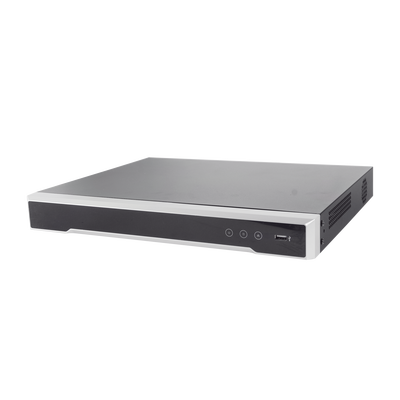 DVR  16 Canales 4K TURBOHD + 16 Canales IP / 8 Megapixel/ Audio por Coaxitron/ 2 Bahías de Disco Duro / 4 Canales de Audio / 16 Entradas de Alarma