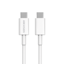 Cable USB-C a USB-C / 1 Metro / Ideal para Celulares Android / Carga Rápida 3 Amp / Carga y Sincronización de Datos / 480 Mbps / 60 Watts