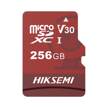 Memoria microSD / Clase 10 de 256 GB / Especializada Para Videovigilancia (Uso 24/7) / Compatibles con cámaras HIKVISION y Otras Marcas / 95 MB/s Lectura / 55 MB/s Escritura