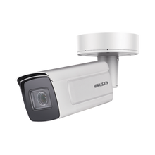 Bala IP 2 Megapixel / Lente Mot. 2.8 a 12 mm / Conteo de Personas / WDR 140 dB / DARKFIGHTER /Exterior IP67 / IK10 / IR 50 mts / Detección Facial / Búsqueda por Atributos / Micro SD