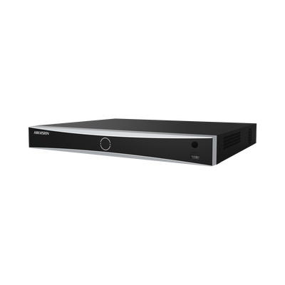 NVR 12 Megapixel (4K) / Reconocimiento Facial / 8 Canales IP / Base de Datos / Hasta 100,000 Fotografías / 2 Bahías de Disco Duro / Bases de Datos / HDMI en 4K