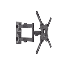 Montaje de Pared Articulado para Monitor de 32-55" / Soporta hasta 27.2 Kg / Vesa 400 x 400 / 100 x 100 / Acero / Separación a Pared de 5 cm a 40 cm