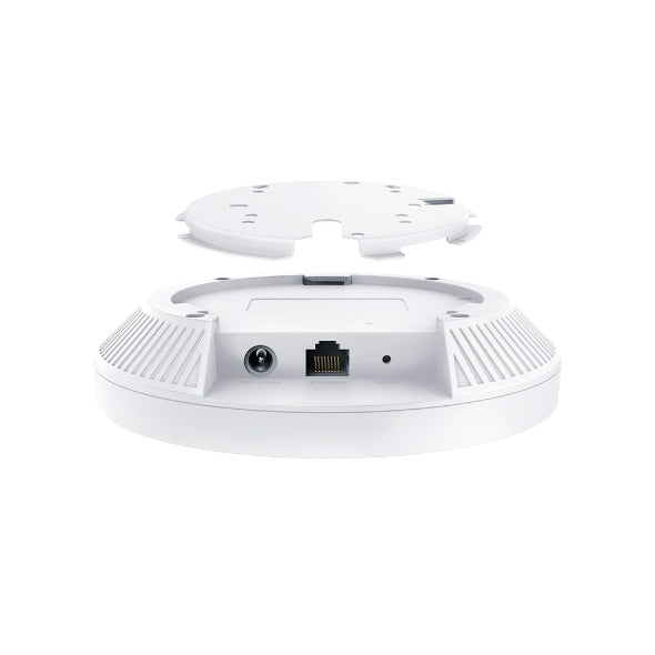 Access Point TP-Link para interior Wi-Fi 6 EAP653 AX3000 MU-MIMO 1 puerto gigabit PoE+ Omada Mesh SDN HE160 sin adaptador AC