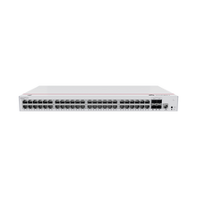 Switch Gigabit Administrable PoE Capa 2 / 48 puertos 10/100/1000 Mbps (PoE) / 4 Puertos SFP+ Uplink / 380W / PoE Perpetuo / Administración Nube Gratis