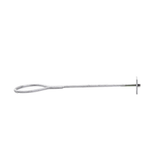 Ancla de Losa o Pared de 63-65 cm. de 13 cm diámetro de argolla Galvanizado por Inmersión.