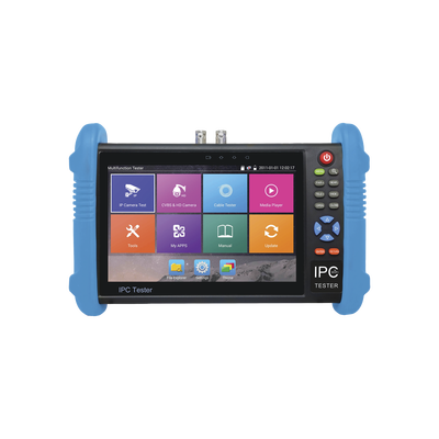 Probador de Vídeo Android con Pantalla LCD de 7" para IP ONVIF / HD-TVI (8MP), HD-CVI (8MP) y AHD (5MP) / Wi-Fi, Scanner IP, WiFi, entrada HDMI