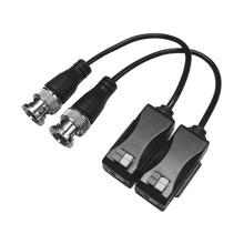 Kit de Transceptores (Baluns) con Terminal PUSH SUPERIOR PIG TAIL en ambos conectores, Resolución 4K , Cable flexible COAXIAL Blindado / COAXITRON / AUDIO POR COAXITRON  /Conector 100% COBRE /  Calidad PREMIUM