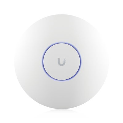 Punto de Acceso UniFi WiFi 6E Enterprise, alta densidad, hasta 600 usuarios, Mu-MIMO 4x4, bandas 2.4/5/6 Ghz, (1) puerto RJ45 2.5G (POE+)