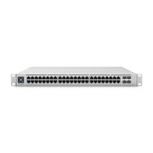 UniFi Switch Enterprise administrable capa 3, 48 puertos 2.5GbE RJ45 POE+, 4 puertos 10G SFP+, 720W, con pantalla táctil de 1.3"