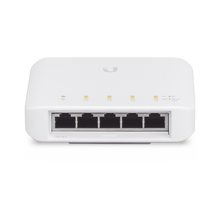 Switch UniFi FLEX de 5 puertos para semi-exterior IP55 (1 x PoE de entrada 802.3af/at/bt y 4 puertos PoE de salida 802.3af)