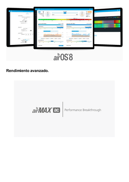 Radio Estación Base airMAX AC Lite hasta 500 Mbps, 5 GHz (5150 - 5875 MHz)