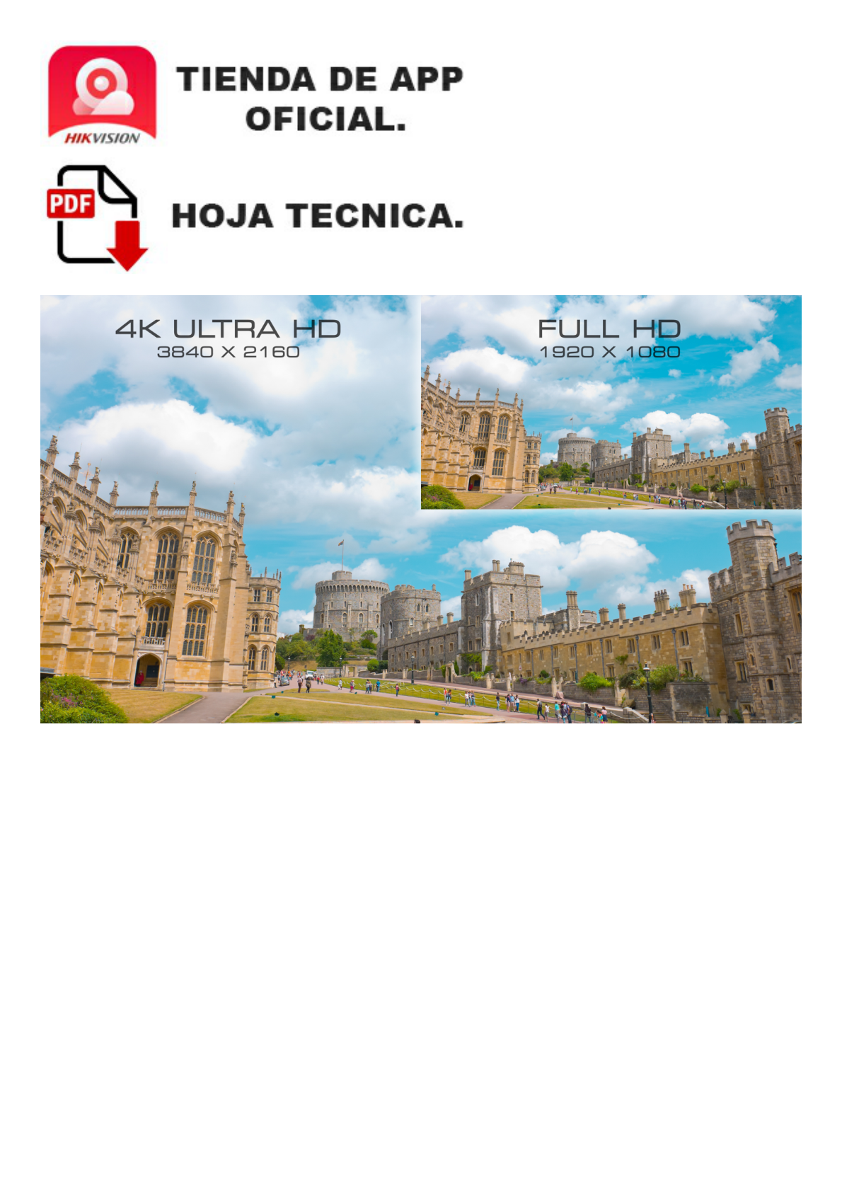 Bala TURBOHD 4K (8 Megapixel) / Gran Angular 102° / Lente 2.8 mm / Exterior IP67 / IR EXIR 30 mts / dWDR