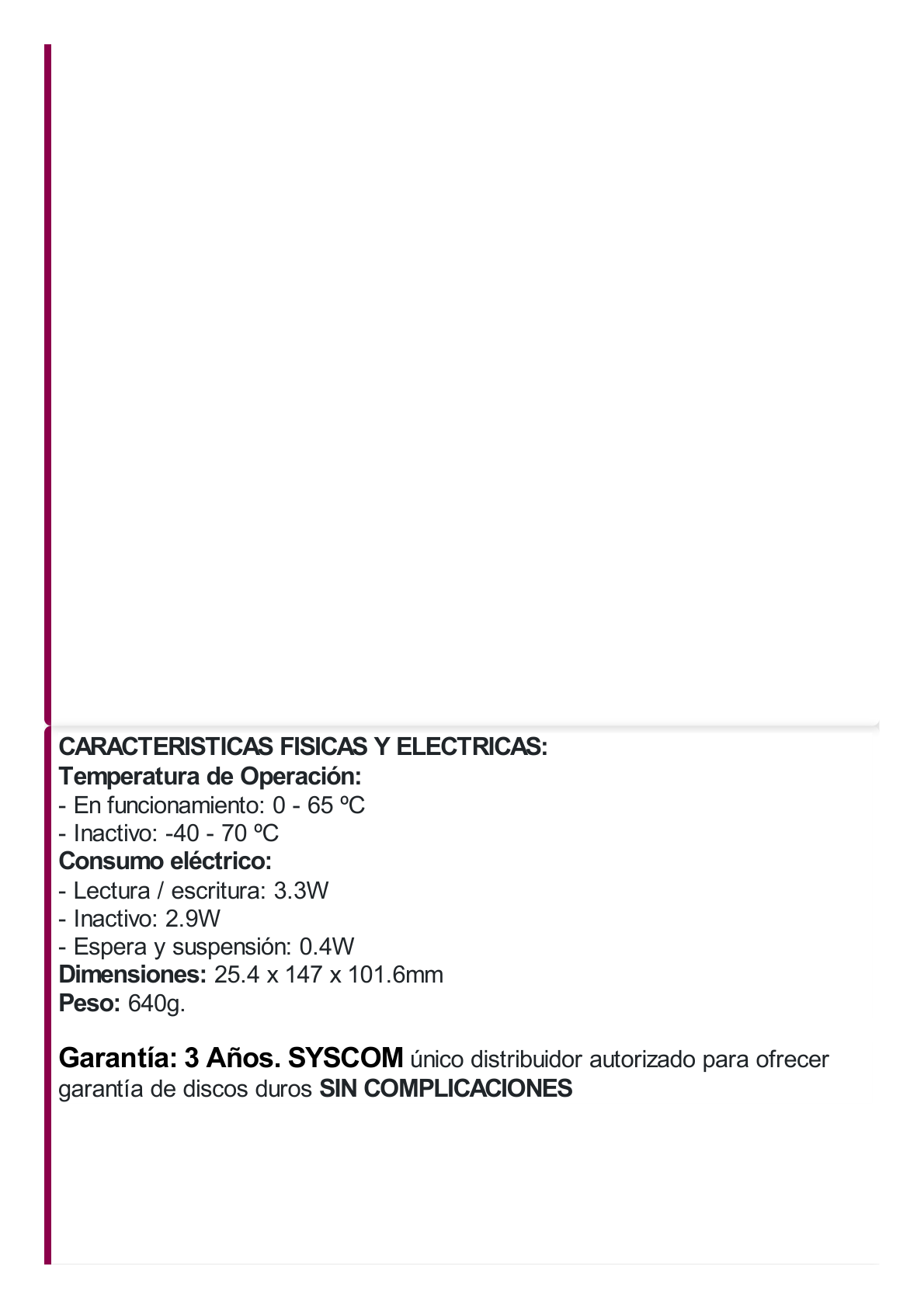 Disco Duro PURPLE de 2TB / 3 AÑOS DE GARANTÍA / Para Videovigilancia