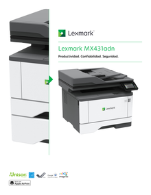 Multifuncional Lexmark MX431ADN Láser Monocromática Duplex Ethernet WiFi USB 42 PPM