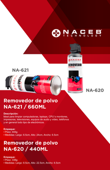 Aire comprimido Naceb 660ml