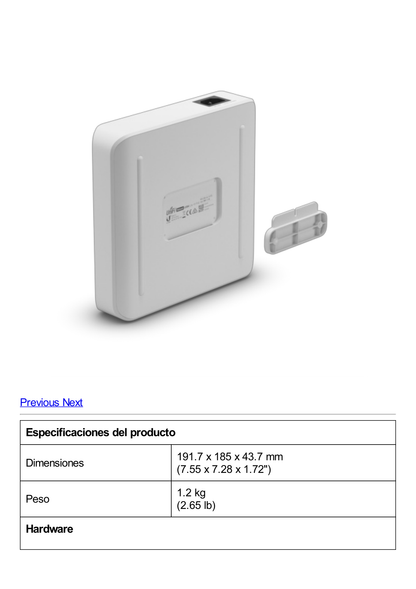 Switch UniFi Lite Administrable PoE de 16 Puertos 10/100/1000 Mbps (8 puertos 802.3af/at), 45 W