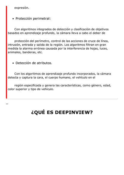 Domo IP 4 Megapixel / Lente Mot. 2.8 - 12 mm / Luz Dual (IR y Luz Blanca) / Reconocimiento Facial / Heat Map / ACUSENSE / Metadata / Micrófono Integrado / IK10 / IP67 / WDR 140 dB / DeepinView