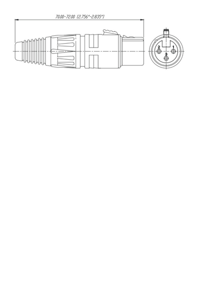 Kit Conector XLR Hembra + XLR Macho | Ideal para Conexiones de Micrófonos, Mezcladoras | Equipo de Audio Profesional