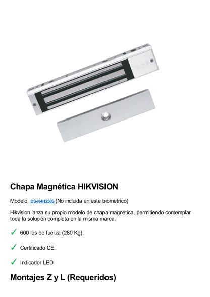 Terminal de Control de Acceso y Asistencia compatible con APP Hik-Connect (P2P) / Lectura de Huella y de Tarjetas EM / Soporta hasta 1000 Huellas / Relevador para Chapa / Software iVMS4200