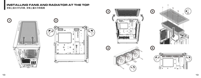 Gabinete Cougar DuoFace Pro Cristal templado Blanco ARGB ATX 4Ventiladores