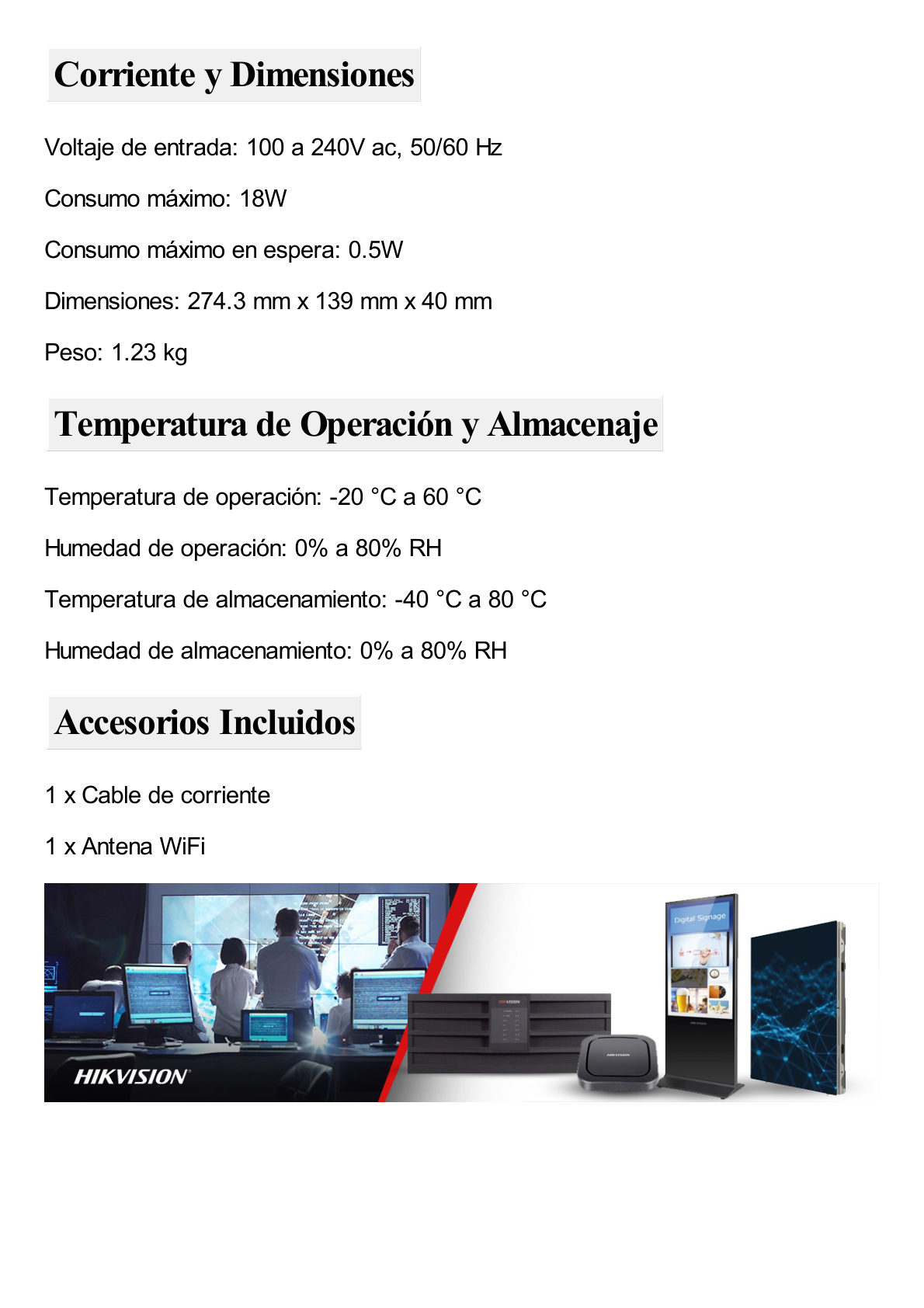 Controlador para Videowall LED / 2.3MP / 4 Salida de Video / Compatible con Paneles de Interior y Exterior