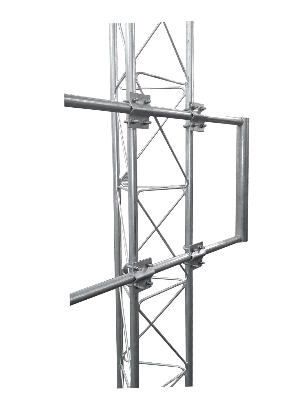 Brazo Uso Rudo para Torre STZ Galvanizado Electrolítico de 170 x 60 cm Tubo 2" Ced 30.