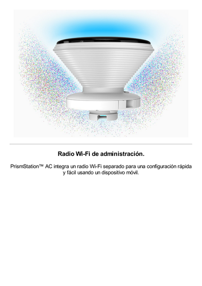 Radio Estación Base airMAX AC hasta 500 Mbps, 5 GHz (5150 - 5875 MHz) con tecnología airPrism, la antena se vende por separado