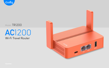 Router Wi-Fi portátil para viaje Cudy TR1200 AC1200 multi-modo AP/WISP/RE 1 pto WAN y 1 LAN 10/100 con 2 antenas externas 1 pto USB2.0