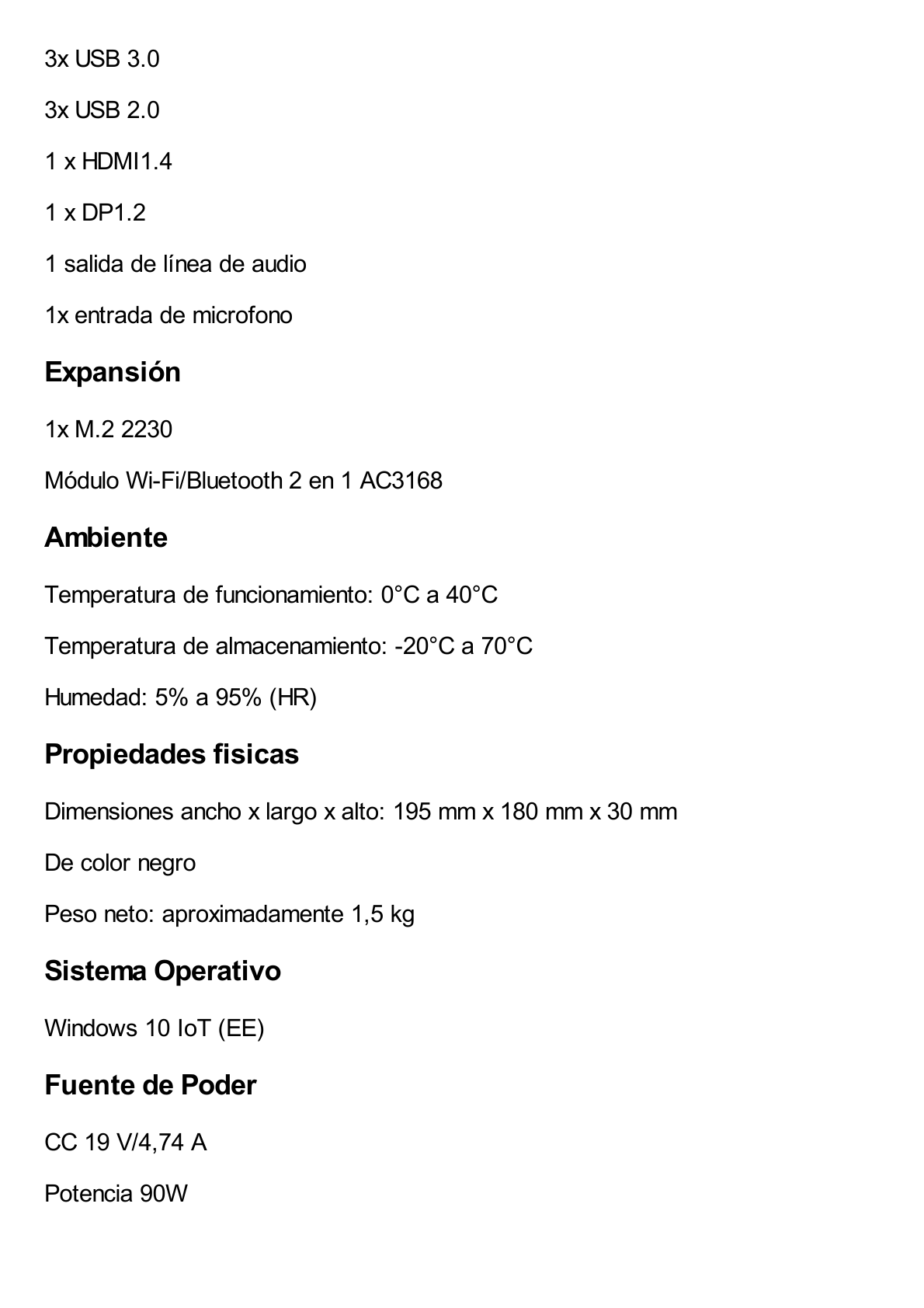 OPS I7-10700 para HUAWEI Ideahub (65/75/86 pulgadas) DDR4 16GB, 512GB SSD, Windows 10 - IOT Entreprise SAC.