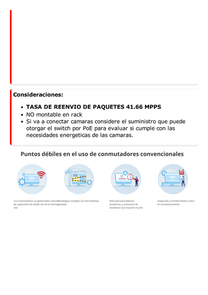 Switch Gigabit PoE+ / Monitoreable / 16 Puertos 1000 Mbps PoE+ / 1 Puerto 1000 Mbps de Uplink / 1 Puerto SFP /  Configuración Remota desde Hik-PartnerPro / Modo Extendido hasta 300 Metros / 130 Watts