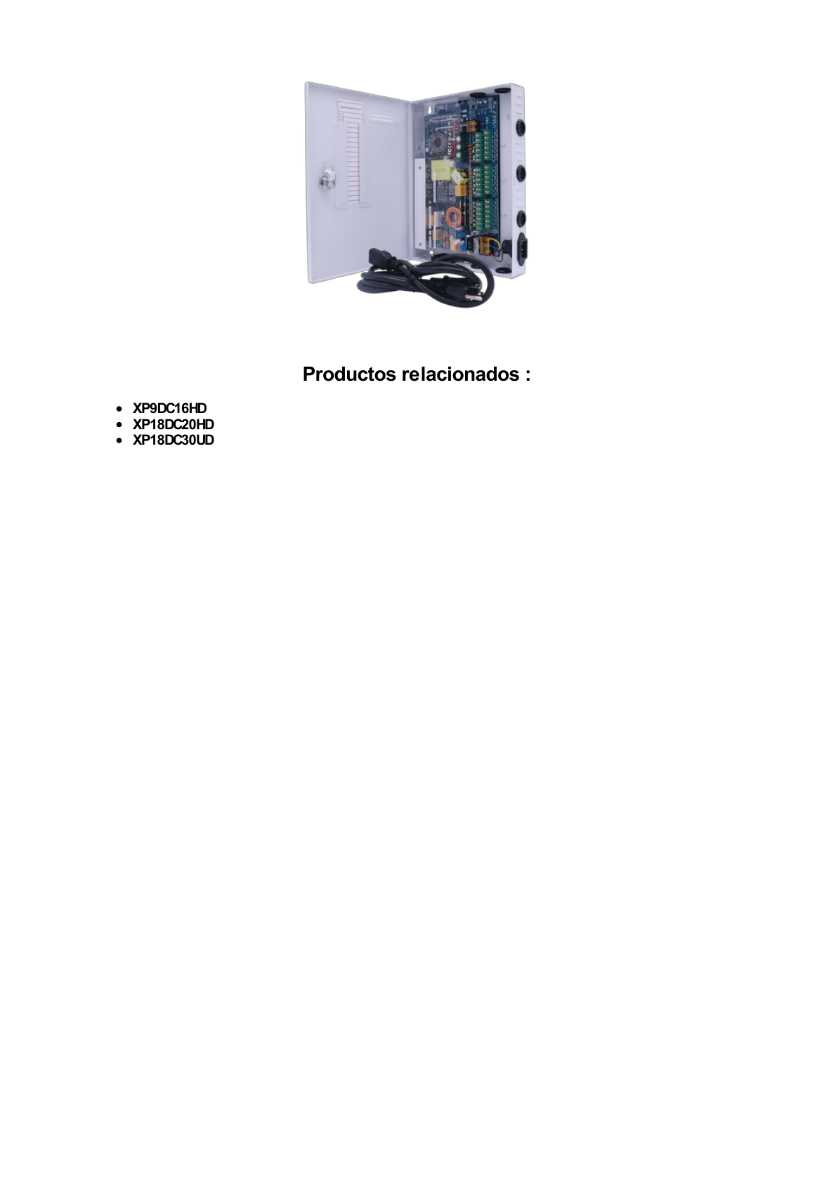 Fuente de poder profesional 11-15 V / 18 canales / 16 A / Hasta 1.8 Amperes por Salida / Protección Contra OV, OC, SC, / Filtro de Ruido por canal