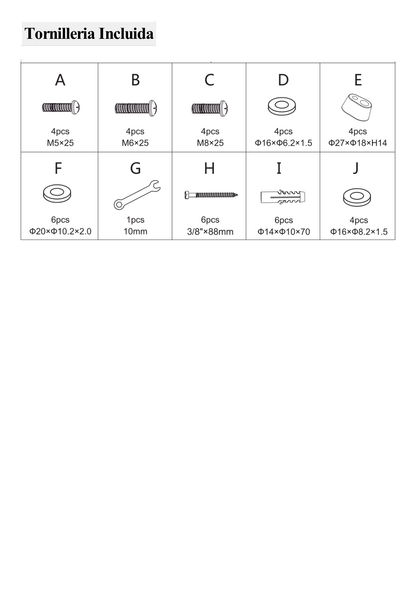 Montaje de Pared Universal Giratorio para Monitores de 75-110 " / Soporta hasta 90.9 Kg / Vesa 800 x 600 / 400 x 400 / Acero / 10° de Inclinación