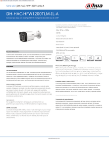 Camara Dahua DH-HAC-HFW1200TLMN-IL-A bullet full color 2 mpx lente 2.8mm IR 40 m metalica exterior e interior 102 gds aperura microfono integrado