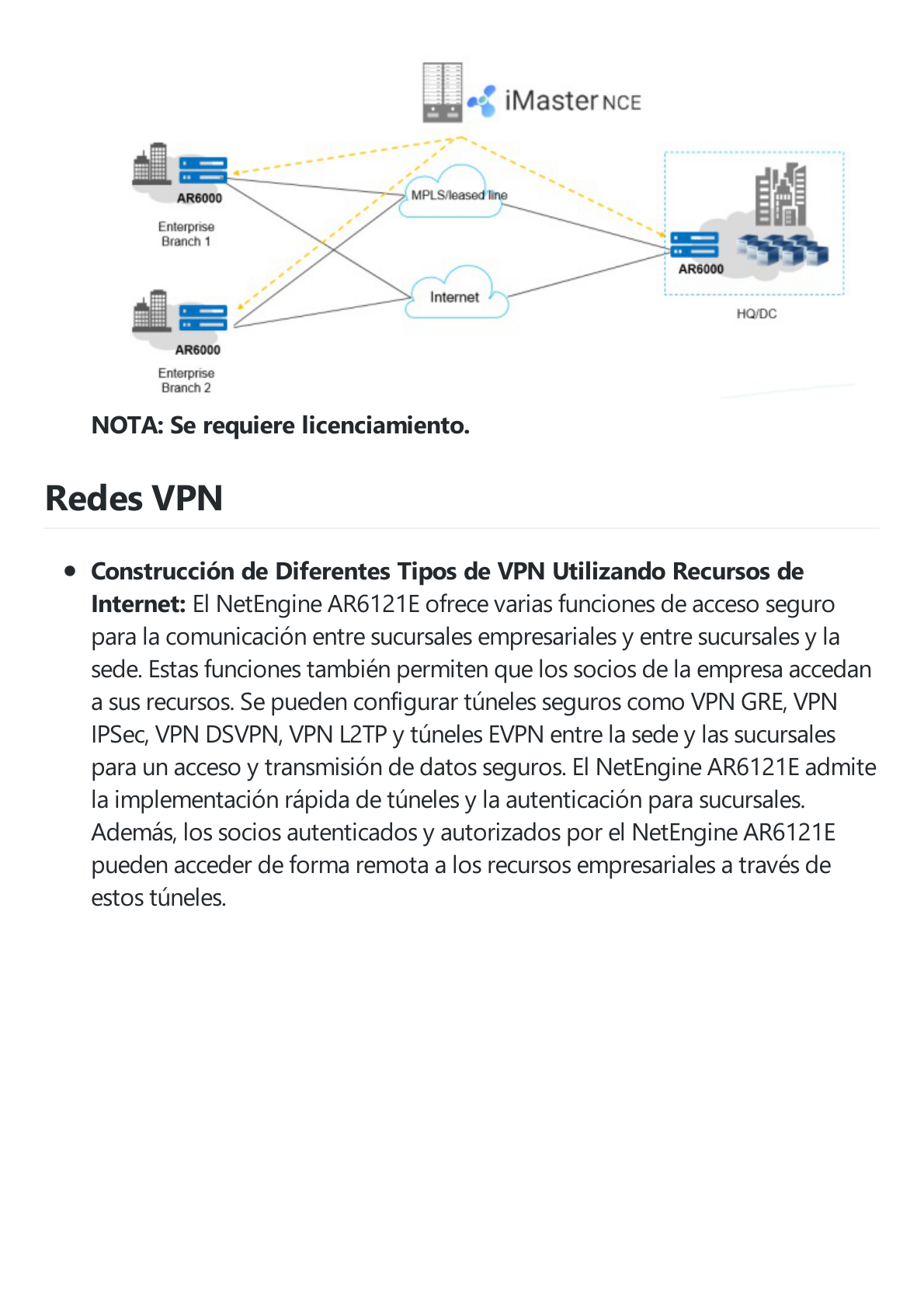 Router Huawei NetEngine para Pequeñas y Medianas Empresas / Soporta SD-WAN, Balanceo de Cargas/Failover / Seguridad /  VPN