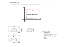 Microfono Dahua DH-HAP100  amplificado omnidireccional alcance hasta 40m2 snr 70dB rango dinamico 104dB presion de sonido maximo 120dB