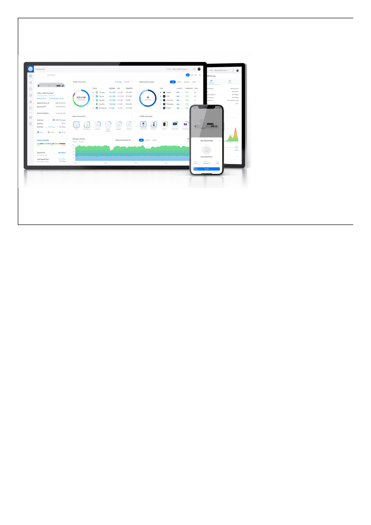 Access Point UniFi 802.11ac Wave 2,  MU-MIMO4X4 con antena Beamforming, hasta 1.7 Gbps, para interior PoE 802.3af, soporta 200 clientes, incluye PoE