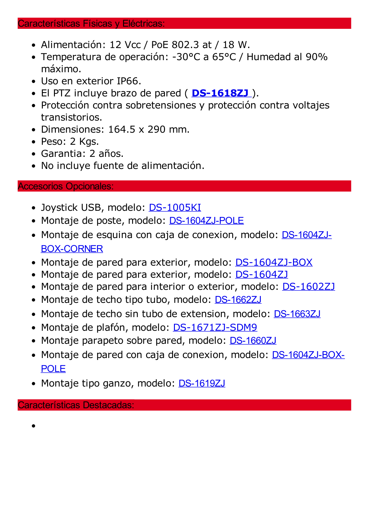 Domo PTZ IP 2 Megapixel / 15X Zoom / 100 mts IR / IP66 / ACUSENSE / DARKFIGHTER / WDR 120 dB / Entrada y Salida de Audio y Alarmas / HLC / EIS / PoE+ / MicroSD