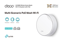 Sistema Deco X50-PoE (1 pieza) TP-Link Mesh Wi-Fi 6 AX3000 802.3at PoE 1x RJ45 2.5Gbps y 1x RJ45 gigabit MU-MIMO OFDMA