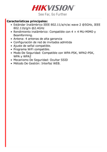 Router Inalámbrico WISP / Hasta 1200 Mbps / Doble Banda AC (2.4 GHz y 5 GHz) / 4 Puertos 10/100 Mbps /  4 Antenas Omnidireccional de 5 dBi / Interior