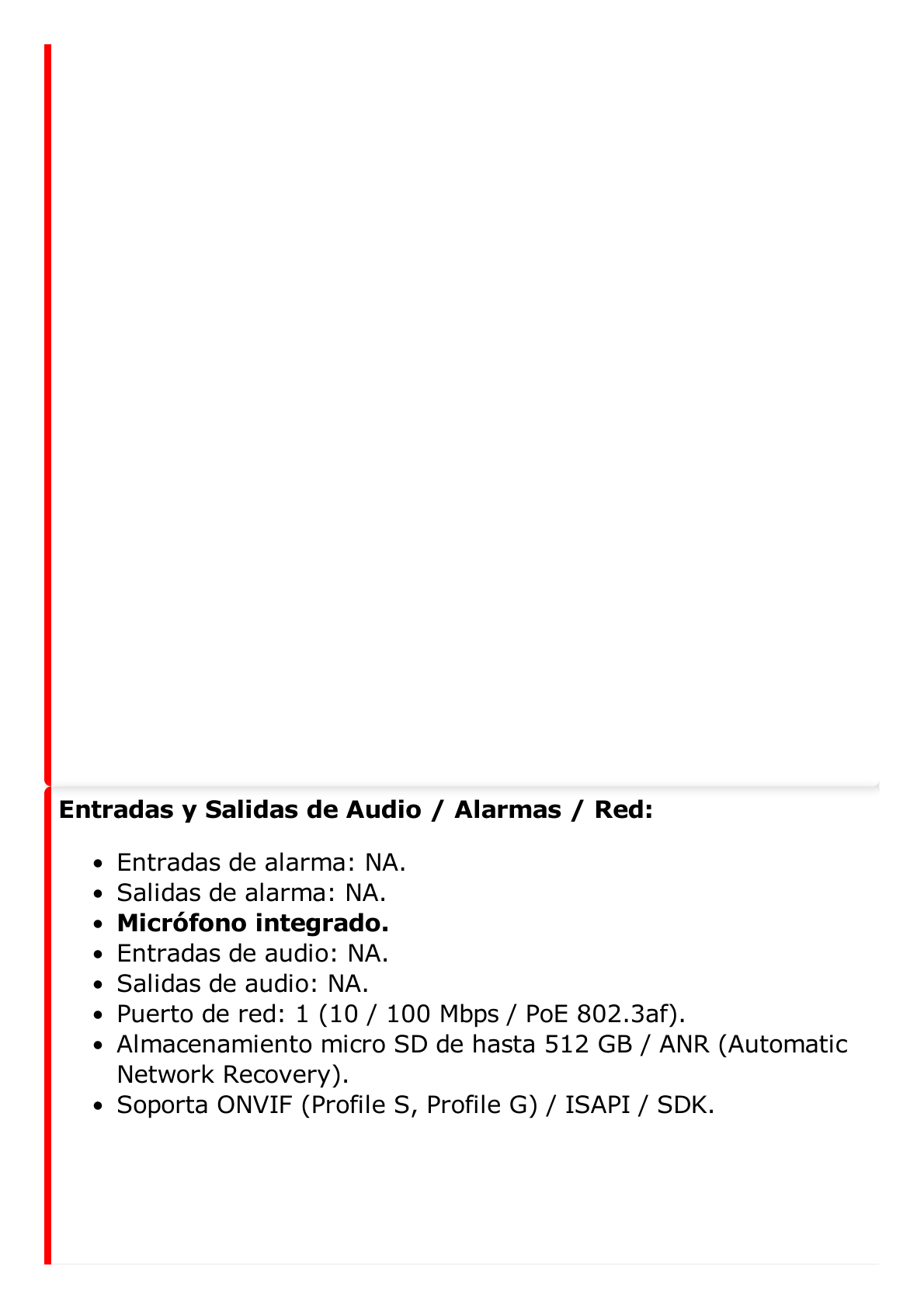 Bala IP 4 Megapixel / Lente 2.8 mm / 40 mts IR EXIR / Exterior IP67 / WDR 120 dB / PoE / Micrófono Integrado / ACUSENSE (Evita Falsas Alarmas) / Metal  / MicroSD / ONVIF / ACUSEARCH