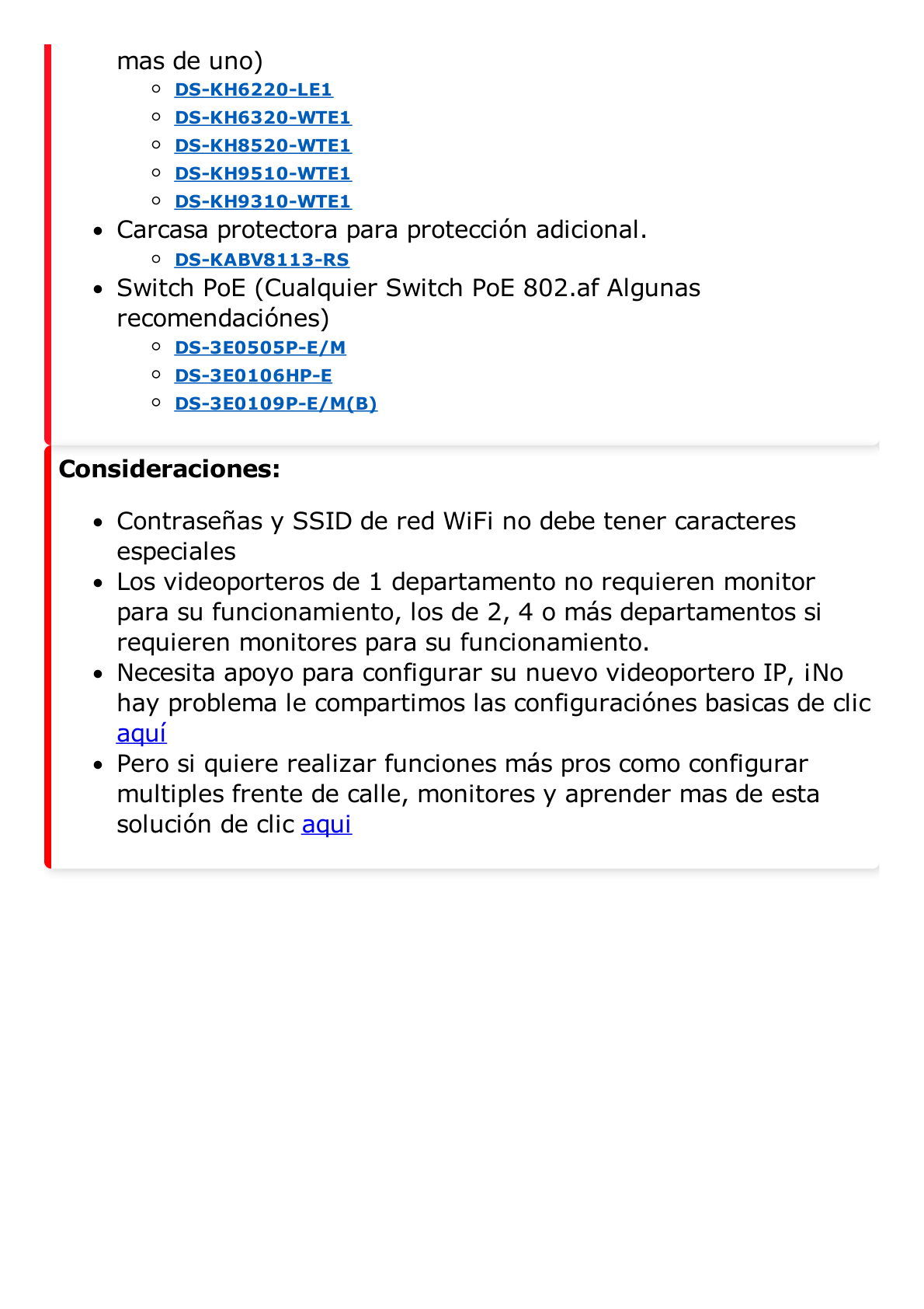 Videoportero IP 2 Megapixel / Llamada y Apertura Remota desde App Hik-Connect / PoE / Exterior IP65 + Antivandalico IK08 / 1 Departamento / Apertura con Tarjeta / Soporta 2 Puertas y hasta 6 Monitores