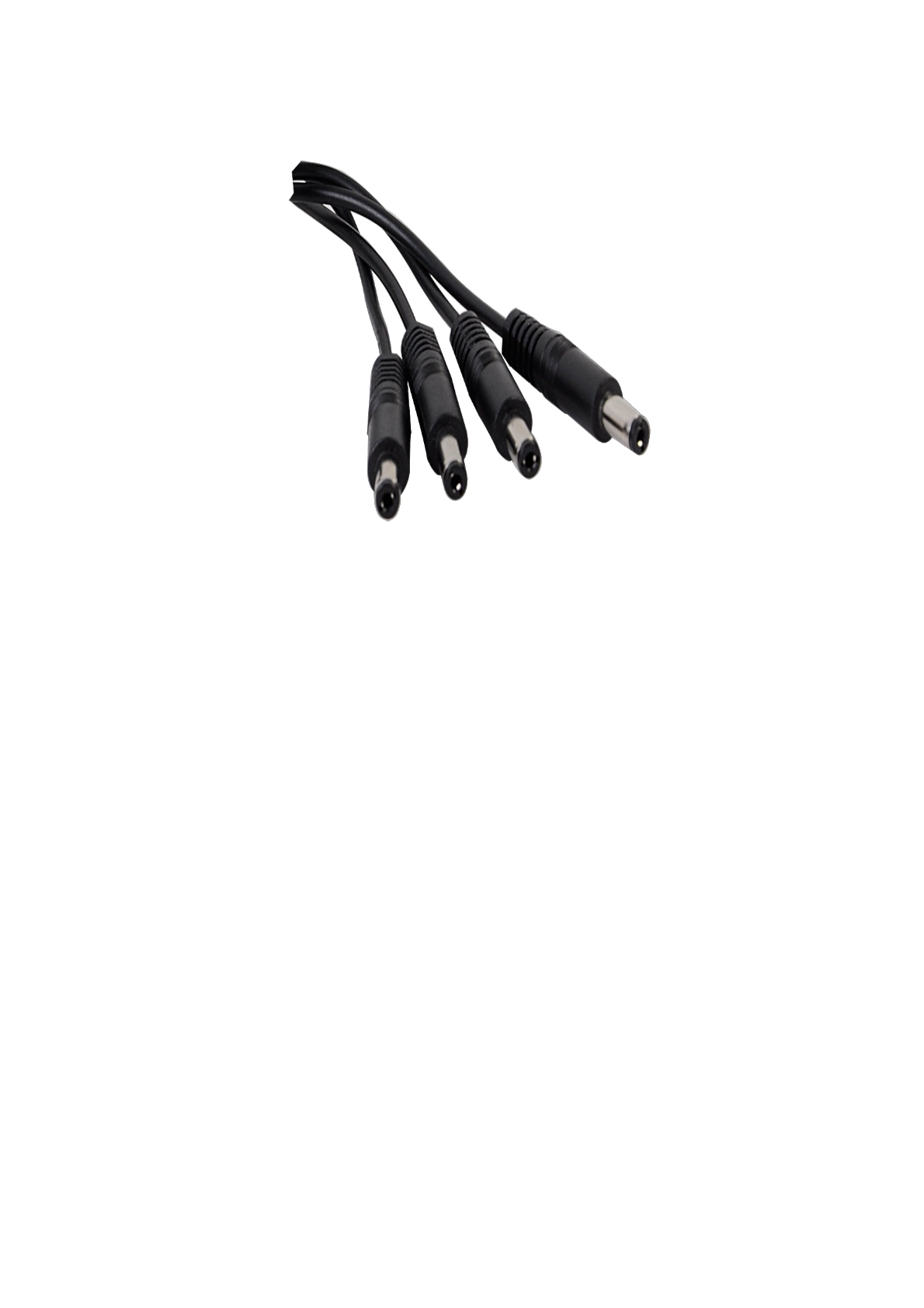 Cable con 5 Vías para Alimentar 4 Cámaras TURBOHD y DVR TURBOHD epcom / HIKVISION