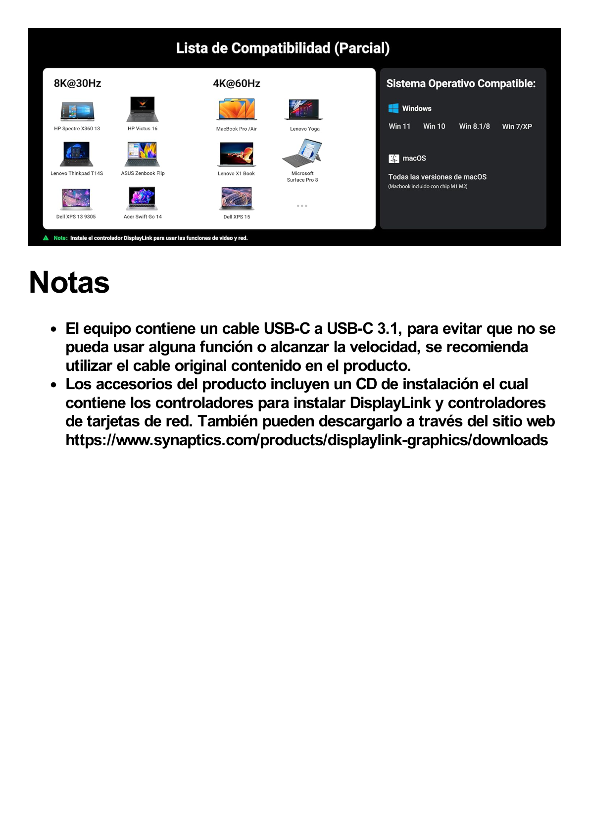 HUB USB-C (Docking Revodok Pro) 12 en 1 | 2 USB-A 3.0 | 1 USB-C PD Carga 100W | 1 USB-A 3.1 | 1 USB-C 3.1 | HDMI 4K | HDMI 8K Ultra HD | Display Port 4K | RJ45 (Gigabit) | Lector Tarjeta SD + Micro SD (TF) | Jack Audio 3.5mm.